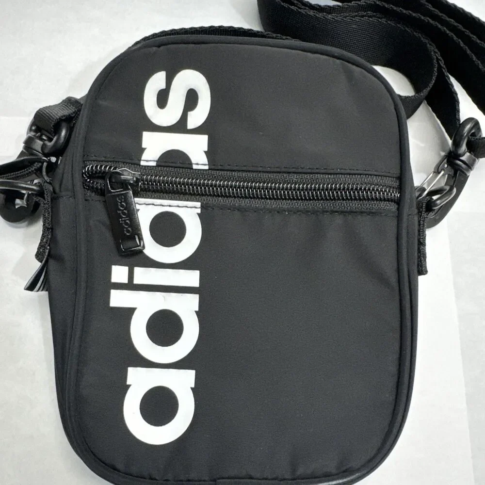 adidas Black Festival Crossbody Bag Mini Shoulder Travel Organizer Unisex